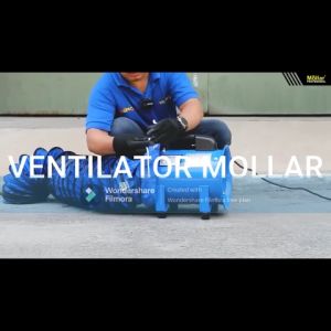 MOLLAR PBV400R Portable Blower Ventilator 16" Exhaust Fan 16 Inch