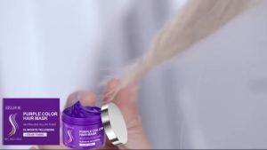 Mặt Nạ Tóc Keratin Màu Tím 100g Điều Trị Phục Hồi Tóc Bạc Và Ố Vàng Chống Vàng Ố Cho Tóc Vàng Và Tóc Tẩy Trắng Dầu Xả Chỉnh Màu Tóc