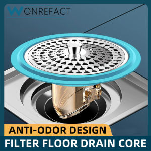 Filter Floor Drain Core Bathroom Sewer Drainage Accessories Insect Repellent And Deodorizing Removable Gray Blue Pink