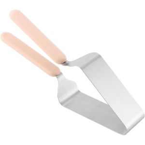 2-in-1 Stainless Steel Cake Cutter&Server-Double Handle(Easy Use) Adjustable for Even Slices No-Mess Cut&Serve for Cakes&Pies