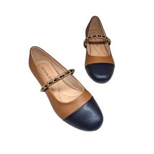 Nicholas Edison Flat Sarah Sepatu Ballerina Rantai terbaru