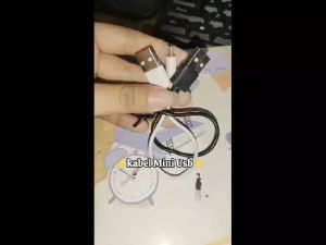 Kabel Pendek Charger Powerbank dan Data Micro USB 20cm