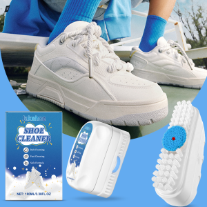 Comes With Brush Head White Shoe Cleaner No-Wash Dry Cleaning Foam Decontamination Sneakers Care Spray Removes Dirt Grime