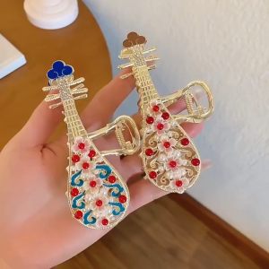 Kẹp Tóc Càng Cua Trung Hoa Cổ Trang 11cm – Tỳ Bà Hồ Điệp Song Phiến Phụ Kiện Tóc Hán Phục Cổ Phong