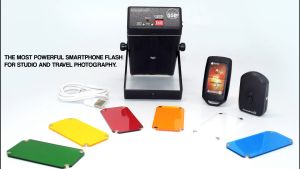 Innovatronix NextGen CPFLASH II 550W External Camera Flash for Mobile Phones or DSLR Cameras with 8 Video Lights Effect