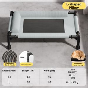7o | Elevated Portable Dog Bed Washable