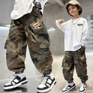 Boys Camouflage Pants: Fashionable Flip Pocket Work Pants & Autumn Clothes