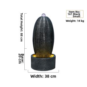 YISHI | Feng Shui Water Wheel Decor Cyclic Water Feature