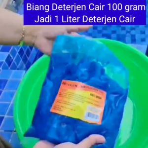 Bibit Biang Detergen Cair Laundry 100 gram Bibit - Biang Deterjen Sabun Cuci Baju 100gr jadi 1 liter