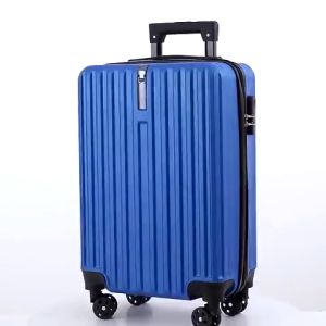 กระเป๋าเดินทาง ABSย้อน ยุค น้ำหนักเบา กระเป๋าล้อลาก suitcase ล้อลากกระเป๋าล้อลาก 24 นิ้ว 8 ล้อคู๋ กระเป๋าเดินทางขึ้นเครื่องบินได้ ลากกระเป๋าเดินทาง