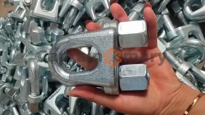 Galvanized Wire Rope Cable Clip With Thimble U -Type Folder 3mm-20mm