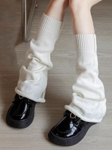 Japanese Girl Horn-leg Sleeves Medium Tube Wide Leg Socks Summer Soild Long Tube Covering The Legs Sock Jk Calf Socks Leg Warmer