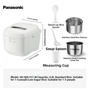 Panasonic | Low Sugar IH Rice Cooker With Separate Liquid Rice Function 4L