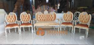 (WAJIB BACA DESKRIPSI) KURSI PELAMINAN BULAN SABIT KAYU JATI FINISHING UKIR KURSI DEKORASI RUANG INTERIOR MURAH TATANING FURNITURES JEPARA