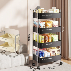 YIXUAN | Multi-level Mobile Storage Shelf