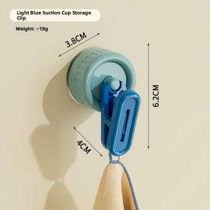 Weichen | Rotatable Suction Hook No-Drilling Towel Clamp