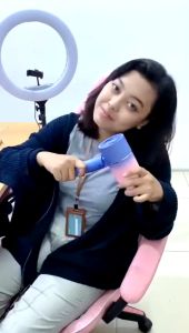 Pengering Rambut Lipat/ Penata Rambut Salon Kecantikan / Pengering Rambut Mini Hair Dryer