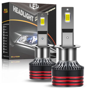 Dualvision 800W 600000LM PRO H7 H11 H1 H4 Led Headlight Bulb 6000K LED HB3 HB4 Double Copper Tube Led Light Kit for Car 12V 2PCS