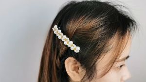 20Pcs Hair Clip for Girls Woman 8/10cm French Barrette Spring Hair Base Blank Bow Hairpin Automatic Hair Clip