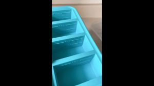 Souper Cubes Silicone soup Freezing Tray With Lid - Freeze Food Soup Broth Sauce ideal for thermomix food prep