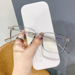 -6.0 To 0 New Myopia Finished Glasses TR Anti-blue Light Myopia Glasses Retro Trend Box Student Computer Glasses