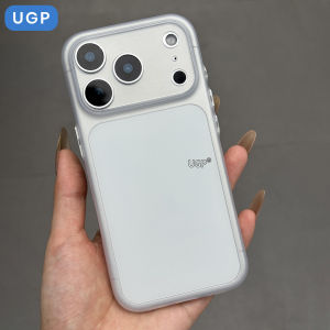 UGP | Thin Matte Elegant Simple White High-end Niche Full-coverage Anti-drop Phone Case
