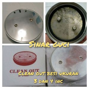 Sambungan Pipa Clean Out Besi Ukuran 4 Inc