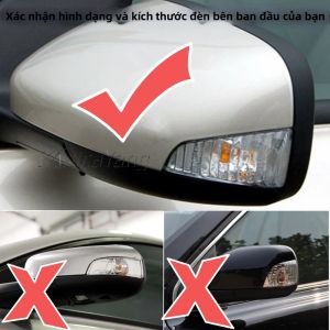 Malcayang | Đèn Báo Rẽ LED Năng Động Xi Nhan Tuần Tự Cho Volvo S40 2004-2007 V50 2004-2008 C70 2006-2009 Giao Diện T10 12V
