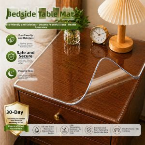 LUOYOUTE | Bedside Table Dedicated Pad Transparent Wash-Resistant Waterproof Dustproof Desk Protection