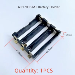 21700 Nylon Fireproof Battery Box 21700 THM Battery Holder PCB Pin 21700 Battery Box SMD Battery Case 1/2/3/4 Slot DIY