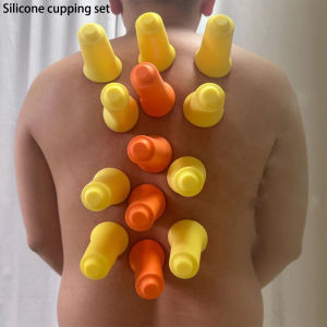 Home-use silicone vacuum suction massage tool for cupping anti-cellulite muscle and fascia relaxation massage cupping device