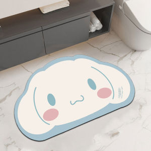 Quick Dry Silicone Durable Bathroom Mat Large Ear Dog Anti Slip Floor Rug Non Slip Entrance Door Mat Home Decorative Mat