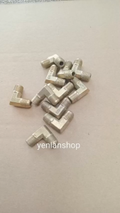 5 cái Kép nối góc chữ L dùng cho máy nén khí ren ngoài 10mm (1/8 inch)