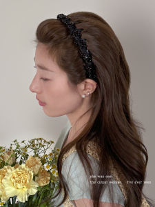 ที่คาดผมประดับลูกปัดสไตล์เฮเบ้ ผู้หญิง ไฮ เสื้อท่อนบน กันลื่น ทันสมัย เครื่องประดับผม เรียบหรู กิ๊บติดผม ใช้ได้ทุกวัน แบบไม่ใช้ในห้างสรรพสินค้า แบบเดียวกัน