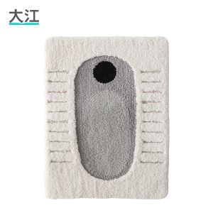Funny Shaped Plush Carpet Door Bathroom Anti-Slip Mat
