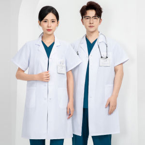 Wrinkle-Resistant Durable Lab Coat