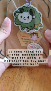Móc khóa handmade 12 cung hoàng đạo chibi - Mỗi sản phẩm là một phiên bản duy nhất dành cho bạn
