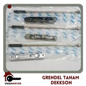 Grendel Tanam Pintu Aluminium Alumunium Flush Bolt Dekson FB508
