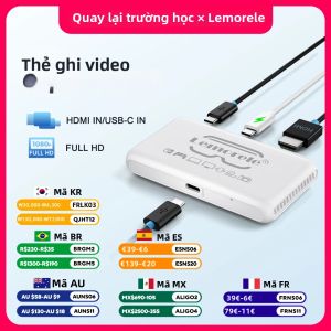Lemorele | Thẻ Ghi Video Lemorele 1080P Dành Cho Thiết Bị Meta Quest HDMI/Type-C Sang USB Để Ghi Hình Phát Trực Tiếp Trò Chơi Và Tương Thích Với Chơi Game Trên PC