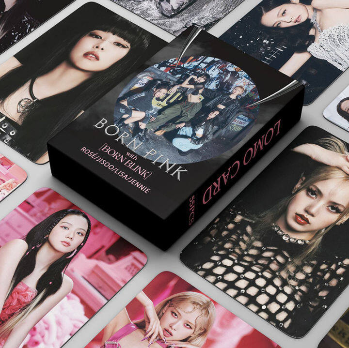 55pcs/box BLACKPINK Photocard Shut Down LOMO Card Collection Card