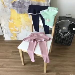 LEGGING ROK ANAK PEREMPUAN / LEGGING SPORTY TEBAL LIST PUTIH BAHAN PREMIUM