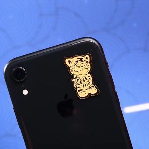 Q Mèo thần tài mạ vàng 24k - 12 con giáp rước lộc vào nhà GA625