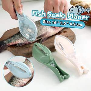 Fish Scale Remover Scaler Fish Skin Brush Grater With Lid Cleaning Peeler Scraper