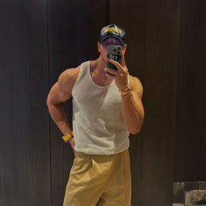 DAVID&ME | Knitted Linen Vest for Sport Fitness Men