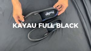 Prodigo Sepatu Canvas Kayau Full Black I Sepatu Sneakers Casual Pria