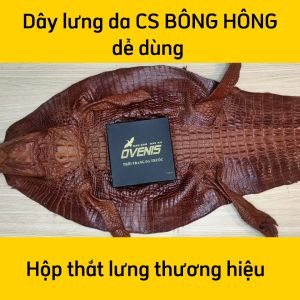 [FREE SHIP] Dây Thắt Lưng Cá Sấu Nam. Sản Phẩm Da Cá Sấu Thật RẤT BỀN!