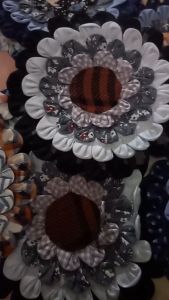 Tatakan Gelas Piring Anti Panas Kain Perca Motif Cantik