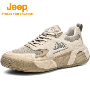 Jeep | Jeep Mens Outdoor Hiking Shoes Lightweight Breathable Anti-slip Wear-resistant Mountain Climbing Sports Casual Shoes