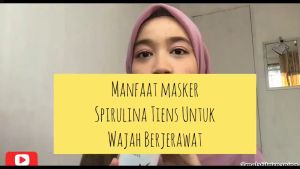Spirulina Tiens Masker Penghilang Jerawat Dan Bruntusan Wajah Komedo Dan Pori Skin Care Wajah Glowing Bpom Masker Wajah Mencerahkan Kulit