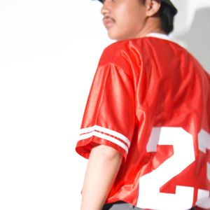 Echelon - Oversize Jersey American Football Series Lengan Pendek Atasan Pria Wanita